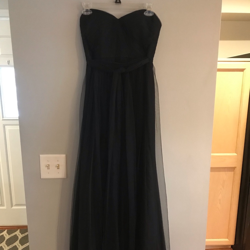 Black Jennie Yoo The Convertible Bridesmaid Dress